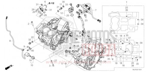 CARTER MOTEUR (CBR500RAC) CBR500RACT de 2026